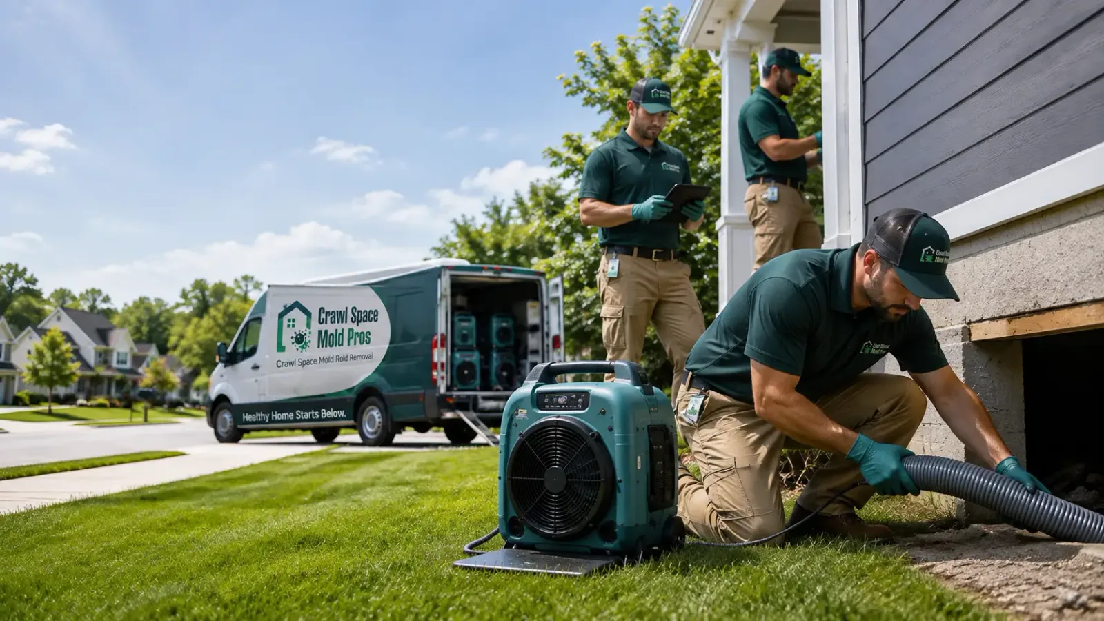 Crawl Space Mold Removal in Maryville, MO
